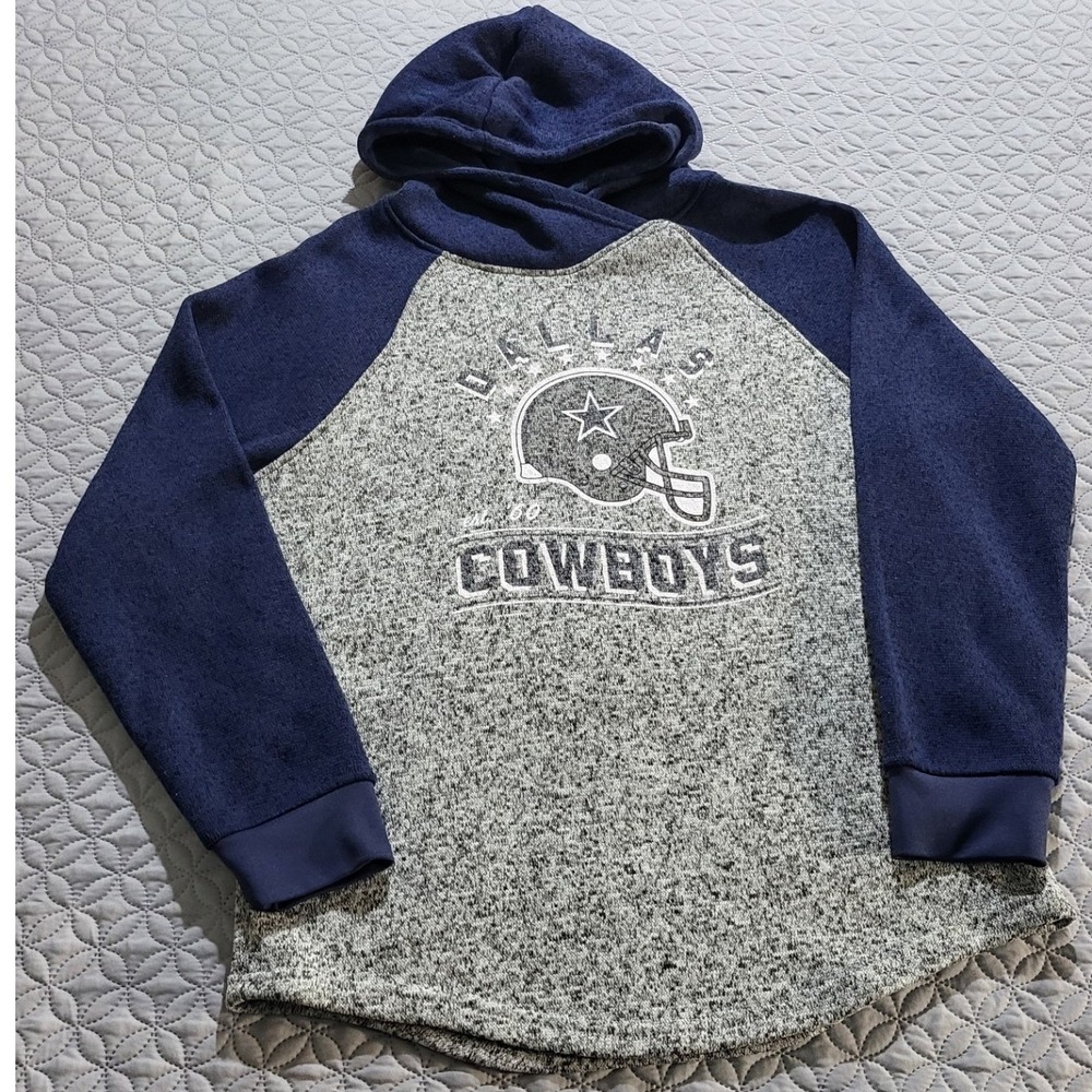 Dallas Cowboys NFL Men's  Hoodie Pullover Raglan Long Sleeve  Size M
